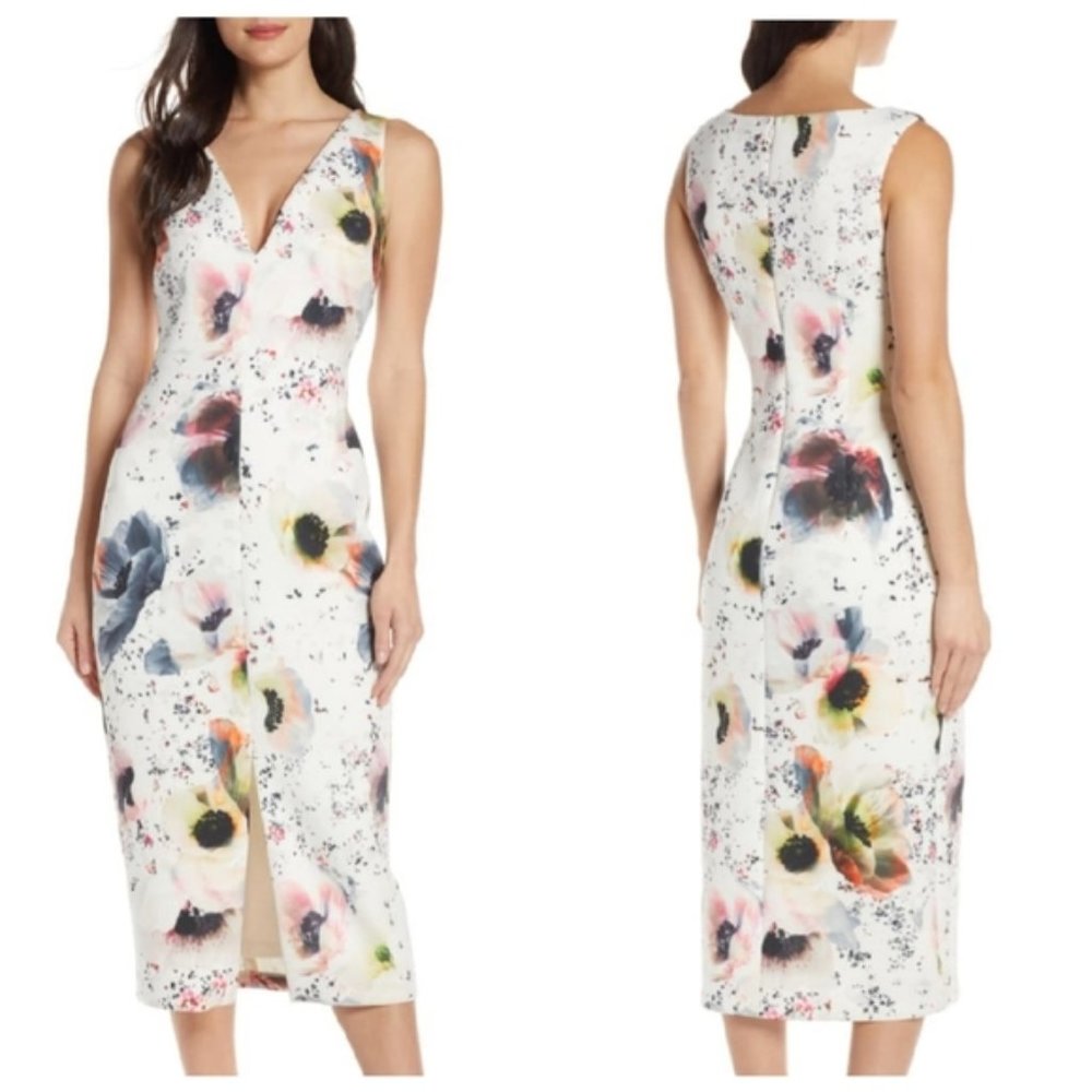 Badgley Mischka Scuba Dress Size 8